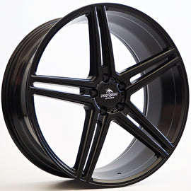 Cerchio in Lega Forzza Bosan 21x9 5x120 ET30 72,56 Satin Black FLOW FORMING