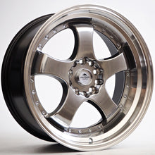 Carica l'immagine nel visualizzatore di Gallery, Cerchio in Lega Forzza Flamber 18x8.5 5x114.3/5x120 ET25 CB74.1 Hyper Black/Lip Machined