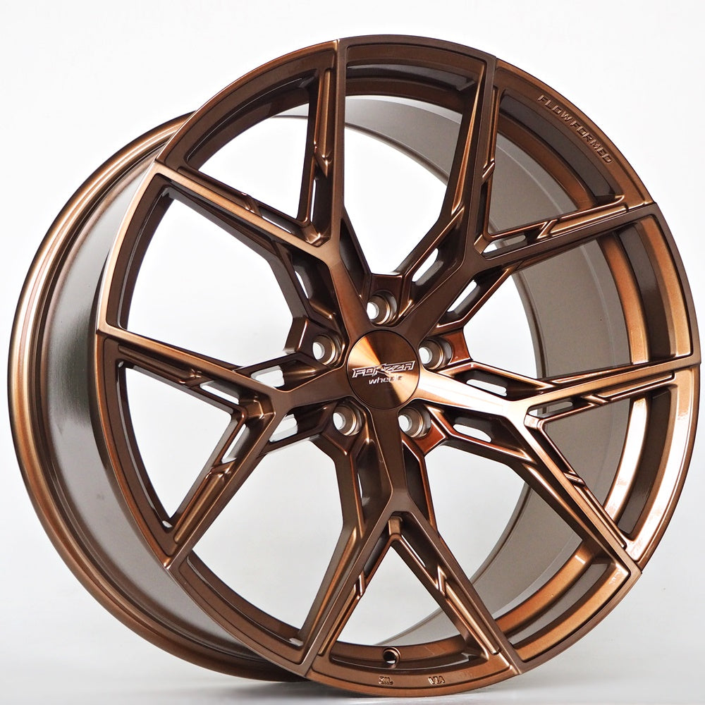 Cerchio in Lega Forzza Gravity 21x10.5 5x112 ET40 66,56 Bronze Brushed + Bronze Clear Coat