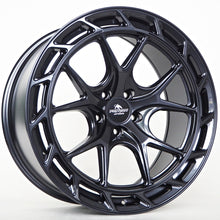 Carica l&#39;immagine nel visualizzatore di Gallery, Cerchio in Lega Forzza Saturn 19x9.5 5x120 ET38 72,56 Black Magic