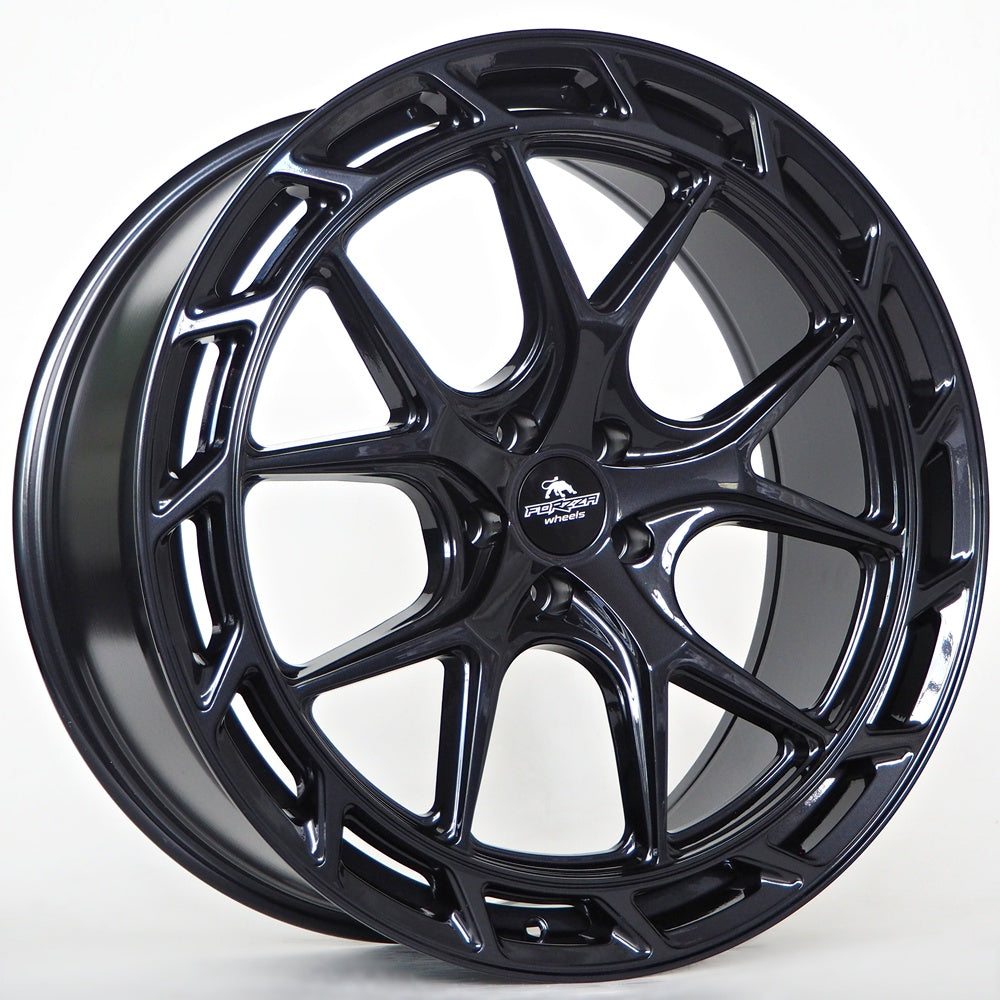 Cerchio in Lega Forzza Saturn 22x9.5 5x112 ET37 66,56 Black Magic
