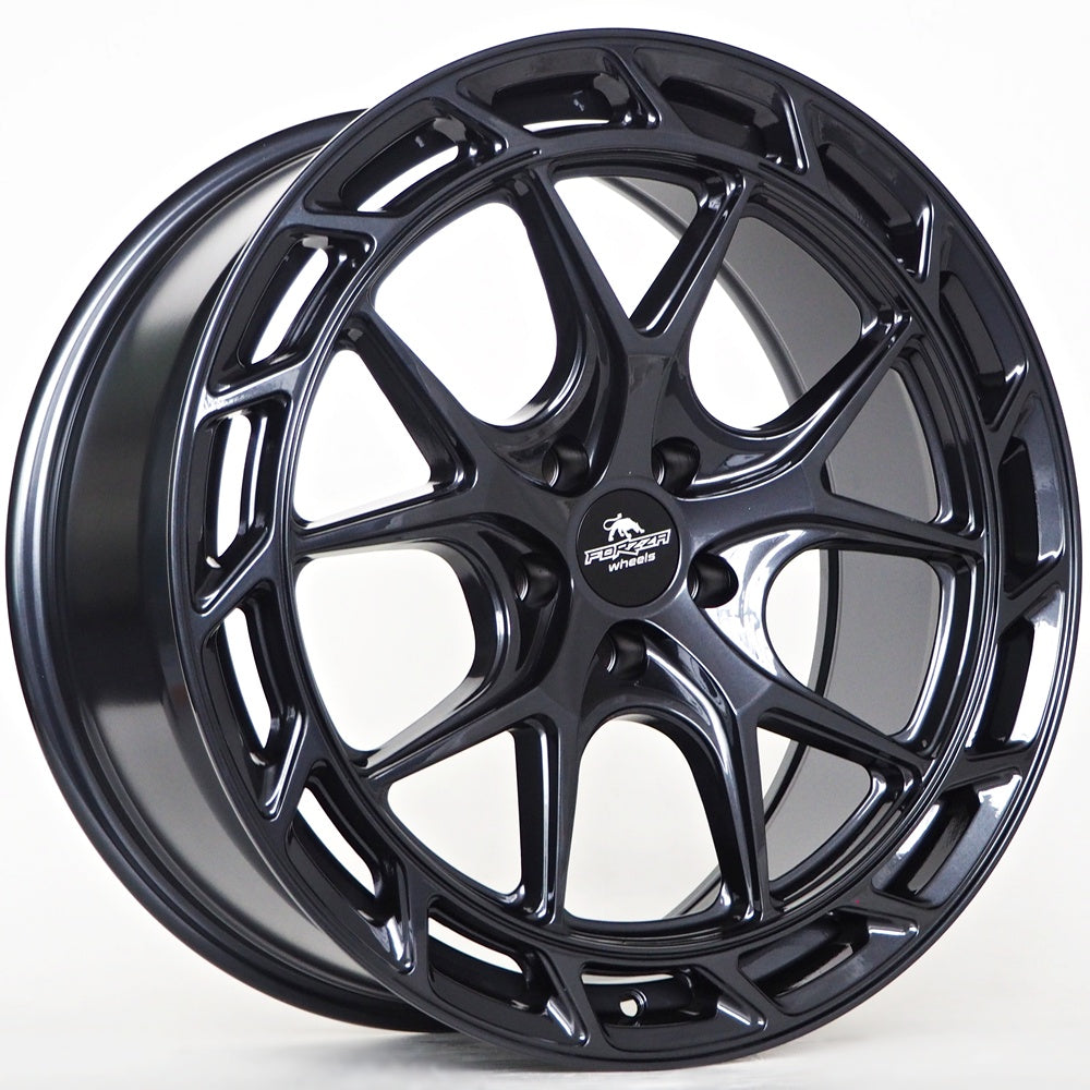 Cerchio in Lega Forzza Saturn 20x9 5x112 ET35 66,5 Black Magic