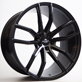 Cerchio in Lega Forzza Sigma 22x11.5 5x120 ET40 74,1 Black Magic