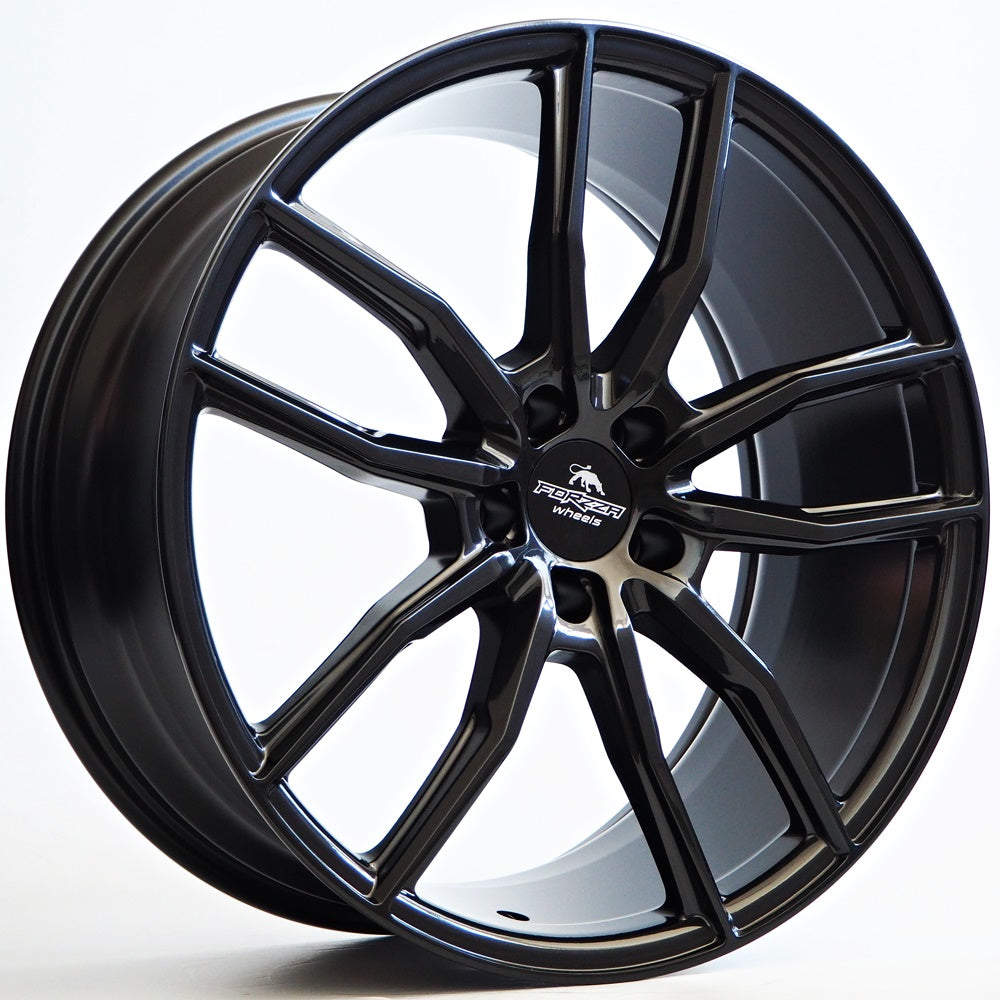 Cerchio in Lega Forzza Sigma 20x9 5x130 ET45 CB71,6 Black Magic