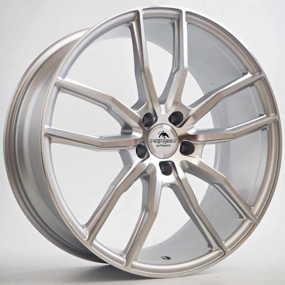Cerchio in Lega Forzza Sigma 20x9 5x112 ET25 CB66.56 Silver Face Machined