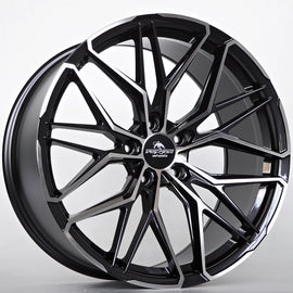 Cerchio in Lega Forzza Stone 20x9.5 5x112 ET38 66,56 Black Magic Face Polished