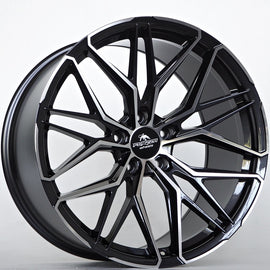 Cerchio in Lega Forzza Stone 20x11 5x120 ET37 CB74.1 Black Magic Face Polished