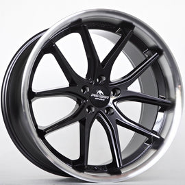 Cerchio in Lega Forzza Storm 20x10.5 5x120 ET38 72,56 Black Magic Lip Polished