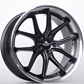 Cerchio in Lega Forzza Storm 20x9 5x112 ET25 66,45 Black Magic Lip Polished