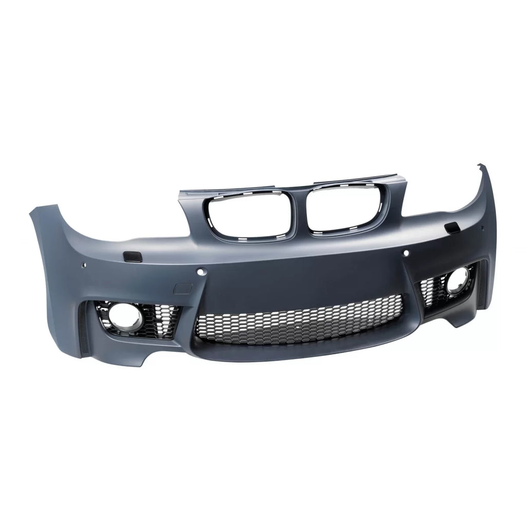 Paraurti anteriore stile 1M per BMW Serie 1 E87 2008-2011 con Fendinebbia, sinistro + destro