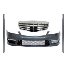 Paraurti anteriore gruppo con Griglia centrale per Mercedes W221 Classe S (2005-2010) e Minigonne S63 S65 design