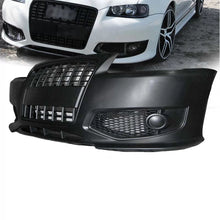 Carica l'immagine nel visualizzatore di Gallery, Paraurti anteriore per Audi A3 8L 96-03 RS3 stile nero griglia