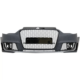 Paraurti anteriore per Audi A3 8V (2012-2015) berlina cabriolet RS3 design Nero lucido