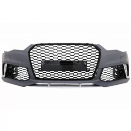 Paraurti anteriore per Audi A6 4G restyling (2015-2018) e Diffusore paraurti posteriore con Terminali di scarico RS6