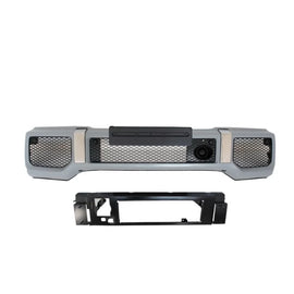 Paraurti anteriore nero fari anteriori coperture LED DRL per Mercedes Classe G W463 (1989 e successivi) G65 design