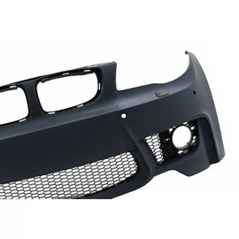 Paraurti anteriore per BMW Serie 1 E81 E82 E87 E88 (2004-2011) 1M design con SRA PDC