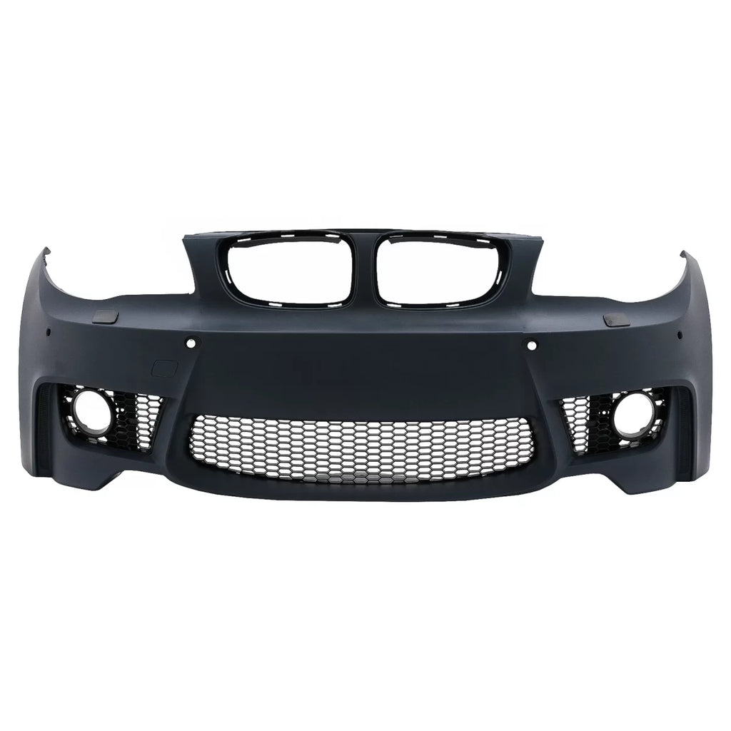 Paraurti anteriore per BMW Serie 1 E81 E82 E87 E88 (2004-2011) 1M design con SRA PDC