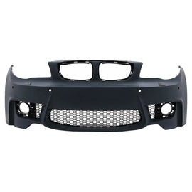 Paraurti anteriore per BMW Serie 1 E81 E82 E87 E88 (2004-2011) 1M design con SRA PDC