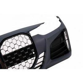Paraurti anteriore BMW Serie 3 F30 F31 2011-2019 stile G20 G80 M nero cromato