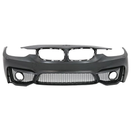 Paraurti anteriore per BMW Serie 3 F30 F31 (2011-2019) M3 design con Doppia lamella griglie M design Nero lucido