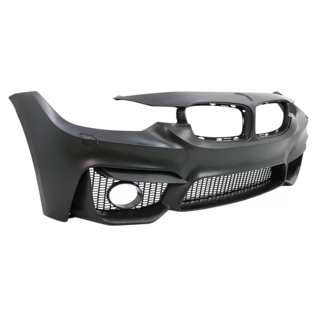 Paraurti anteriore per BMW Serie 3 F30 F31 (2011-2019) M3 design con Doppia lamella griglie M design Nero lucido