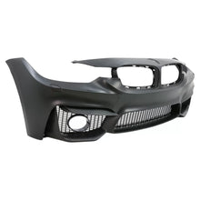 Paraurti anteriore per BMW Serie 3 F30 F31 (2011-2019) M3 design con Doppia lamella griglie M design Nero lucido