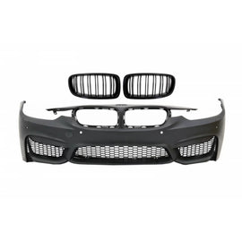 Paraurti anteriore per BMW Serie 3 F30 F31 Non LCI & LCI (2011-2018) M3 Sport EVO design con Griglie a doppio rene