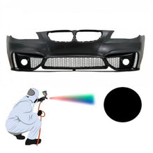 Paraurti anteriore per BMW 5 E60 03-10 M4 stile con fendinebbia lampada fori verniciato nero