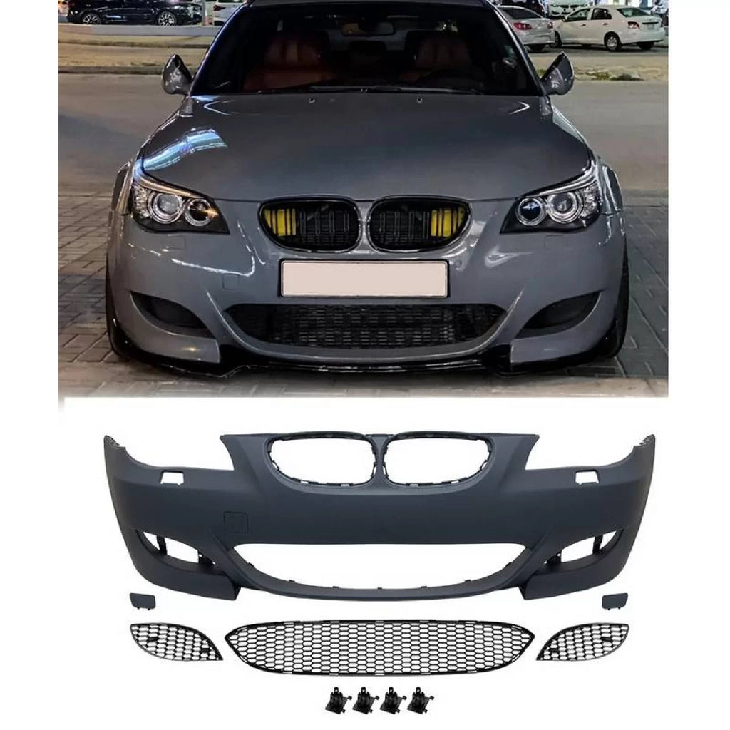 Paraurti anteriore per BMW 5 E60/E61 03-10 M5 stile senza fendinebbia lampada fori