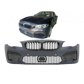Paraurti anteriore per BMW 5 F10 10-17 stile M5 F90/G30 con griglia & PDC