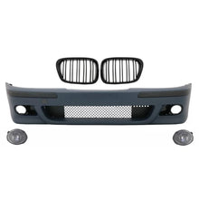 Carica l'immagine nel visualizzatore di Gallery, Paraurti anteriore per BMW Serie 5 E39 (1995-2003) con Fendinebbia e Griglie anteriori a doppio rene Doppia lamella M5