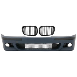Paraurti anteriore per BMW Serie 5 E39 (1995-2003) M5 stile con Griglia centrale Doppia lamella Nero lucido