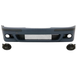 Paraurti anteriore per BMW Serie 5 E39 (1995-2003) con Fendinebbia fumé trasparente M5 stile