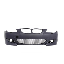 Paraurti anteriore per BMW Serie 5 E60 (2003-2010) M5 design con Griglia centrale Doppia lamella Nero lucido