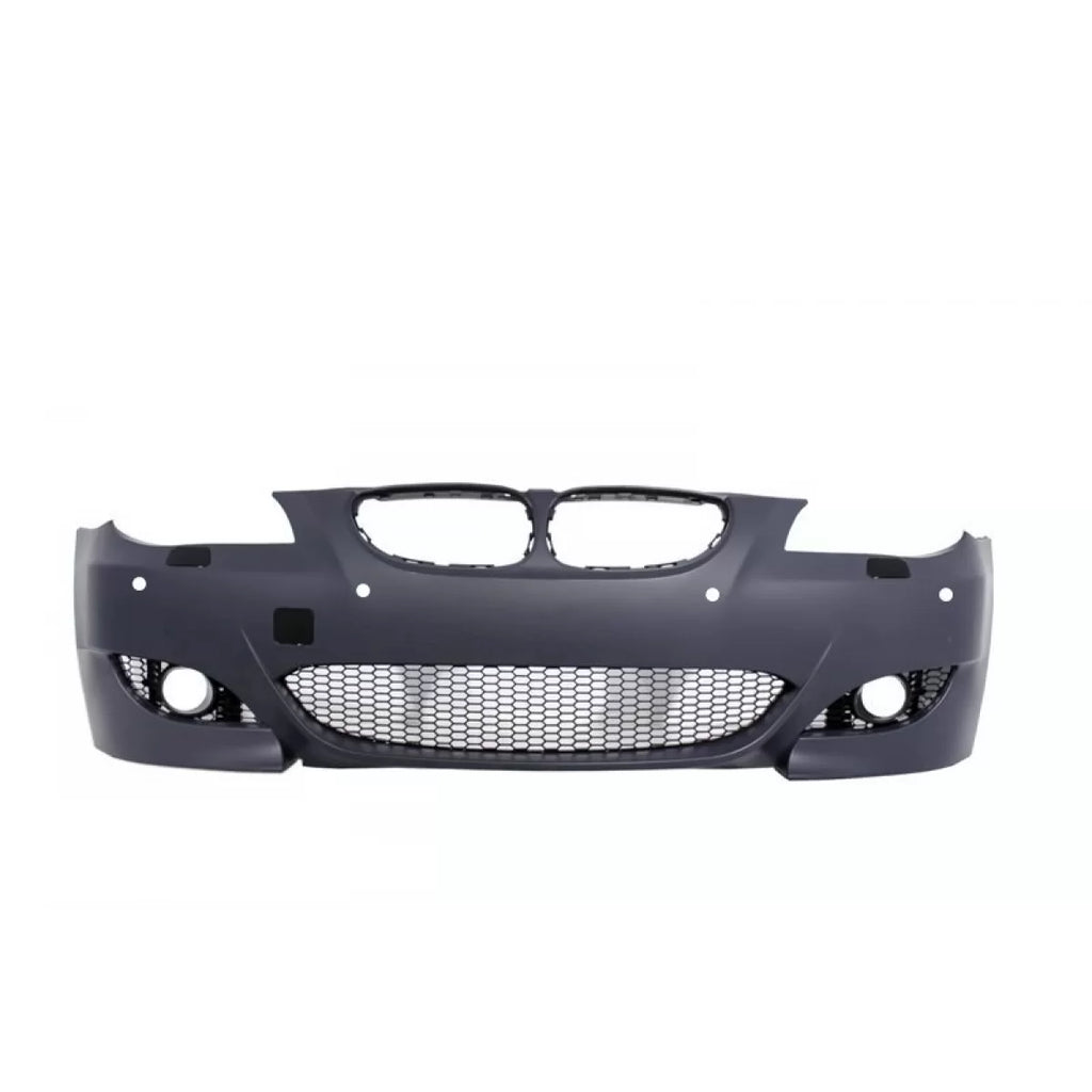 Paraurti anteriore per BMW Serie 5 E60 E61 (2003-2007) M5 design con Griglie centrali Doppia lamella nere lucide