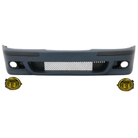 Paraurti anteriore per BMW E39 Serie 5 (1995-2003) con Fendinebbia giallo M5 stile