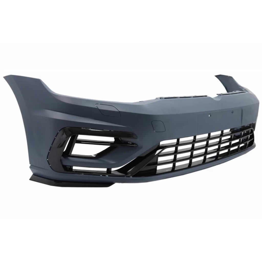 Paraurti anteriore con centrale senza logo griglia per VW Golf 7.5 (2017-2020) R GTI design