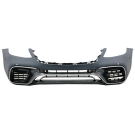 Paraurti anteriore con Griglia centrale e fari anteriori Full LED per Mercedes Classe S W222 (2013-06.2017) S63 design