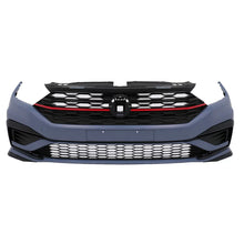 Paraurti anteriore con Griglia centrale e Lip estensione Spoiler per VW Jetta Mk7 (2019-2021) GLI design