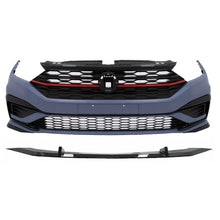 Paraurti anteriore con Griglia centrale e Lip estensione Spoiler per VW Jetta Mk7 (2019-2021) GLI design