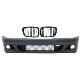 Paraurti anteriore Griglie centrali Doppia lamella nere lucide per BMW Serie 5 E39 (1995-2003) M5 stile