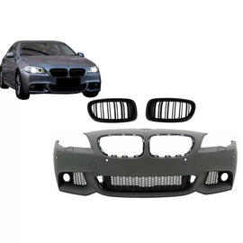 Paraurti anteriore con Griglie centrali a doppio rene per BMW Serie 5 F10 F11 Non LCI (07.2010-2013) berlina Touring