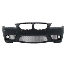 Carica l'immagine nel visualizzatore di Gallery, Paraurti anteriore con Griglie anteriori a doppio rene per BMW Serie 5 F10 F11 (2011-2014) M5 design