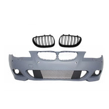 Carica l'immagine nel visualizzatore di Gallery, Paraurti anteriore con Griglie anteriori a doppio rene per BMW Serie 5 E60 E61 (2007-2010) M-Technik design