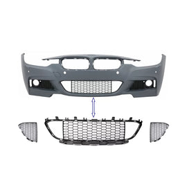 Paraurti anteriore centrale inferiore griglia per BMW Serie 3 F30 F31 M-Tech (2011-2019)