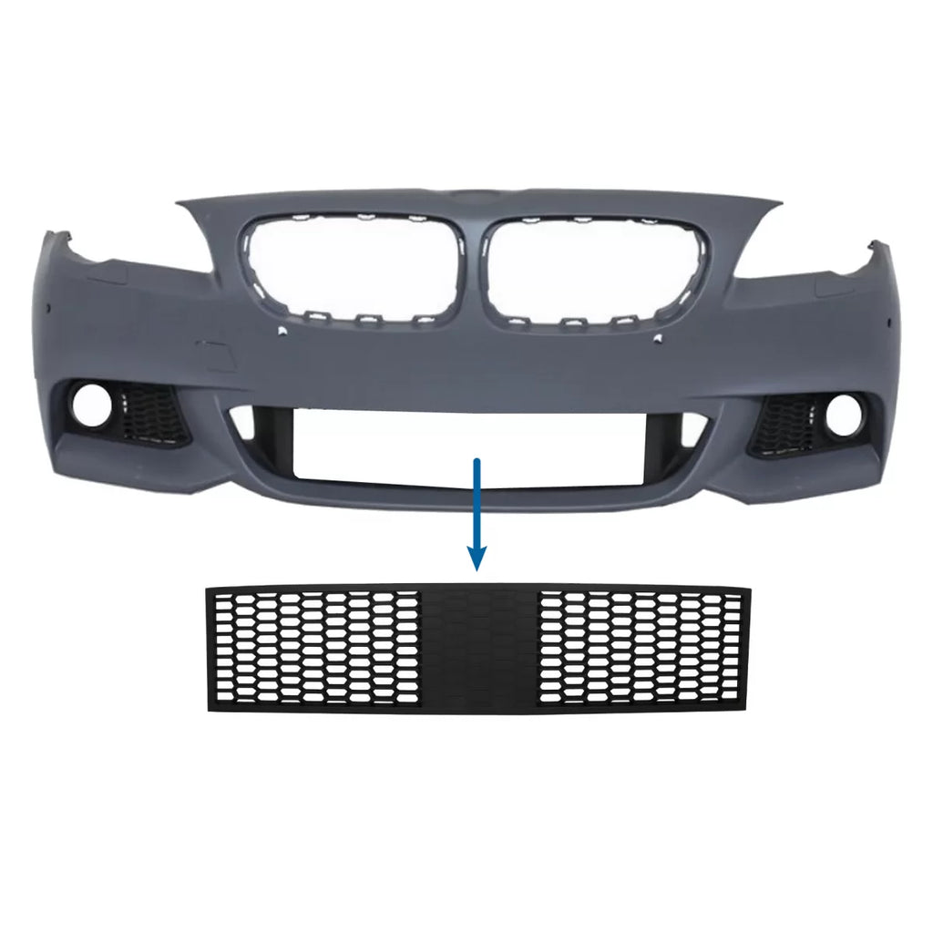 Paraurti anteriore centrale inferiore griglia per BMW Serie 5 F10 F11 M-Tech (2009-2017) per ACC