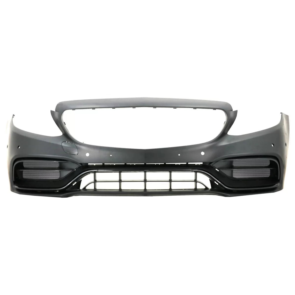 Paraurti anteriore con diffusore Doppia uscita e Terminali di scarico per Mercedes Classe C A205 Cabriolet C205 Coupe