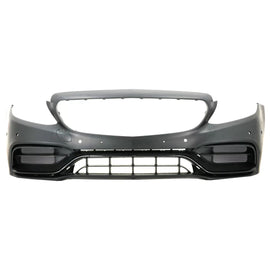 Paraurti anteriore con diffusore Doppia uscita e Terminali di scarico per Mercedes Classe C A205 Cabriolet C205 Coupe