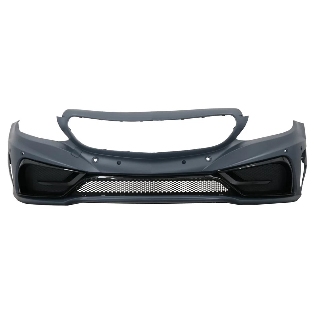 Paraurti anteriore con diffusore Doppia uscita e Terminali di scarico per Mercedes Classe C A205 Cabriolet C205 Coupe