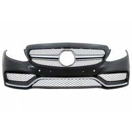 Paraurti anteriore con diffusore e Terminali di scarico per Mercedes Classe C W205 berlina S205 station wagon